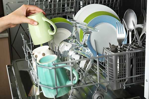 what's the best way to load silverware in a dishwasher